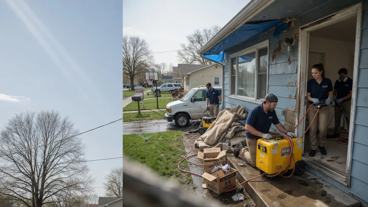 Basement Flood Cleanup in Palmyra, MO near me